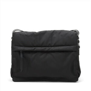 Prada nylon shoulder black bag Tessuto
